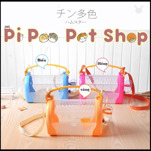 Lồng mica quai xách cho Hamster và thú cưng nhỏ