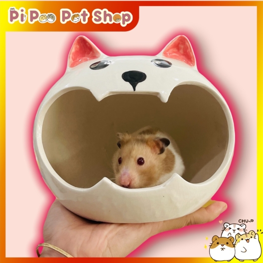 Nhà ngủ mèo răng sún size đại cho Hamster , nhím, sóc...