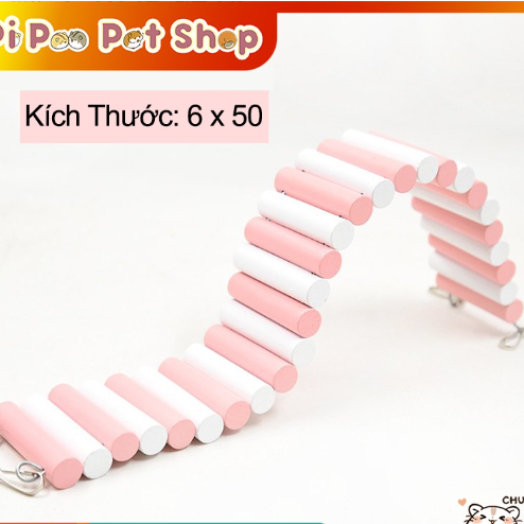 Cầu thang uốn size 50cm cho Hamster, thỏ, bọ